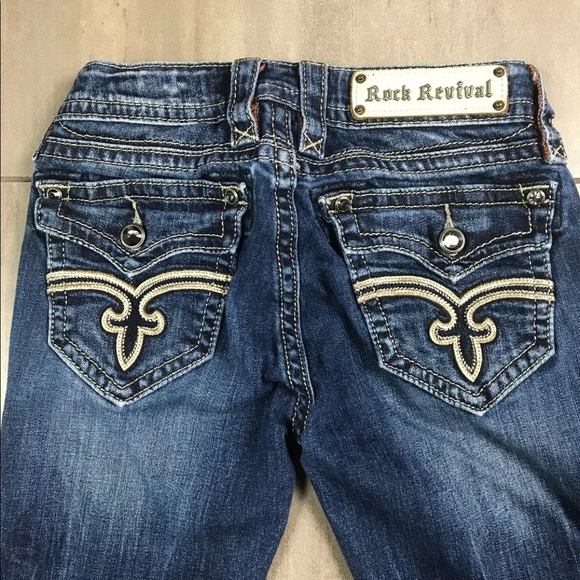 Women's ROCK REVIVAL Boot Cut Denim Jeans - Picture 3 of 7